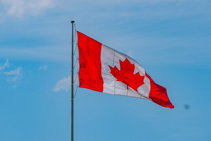 The Canadian flag